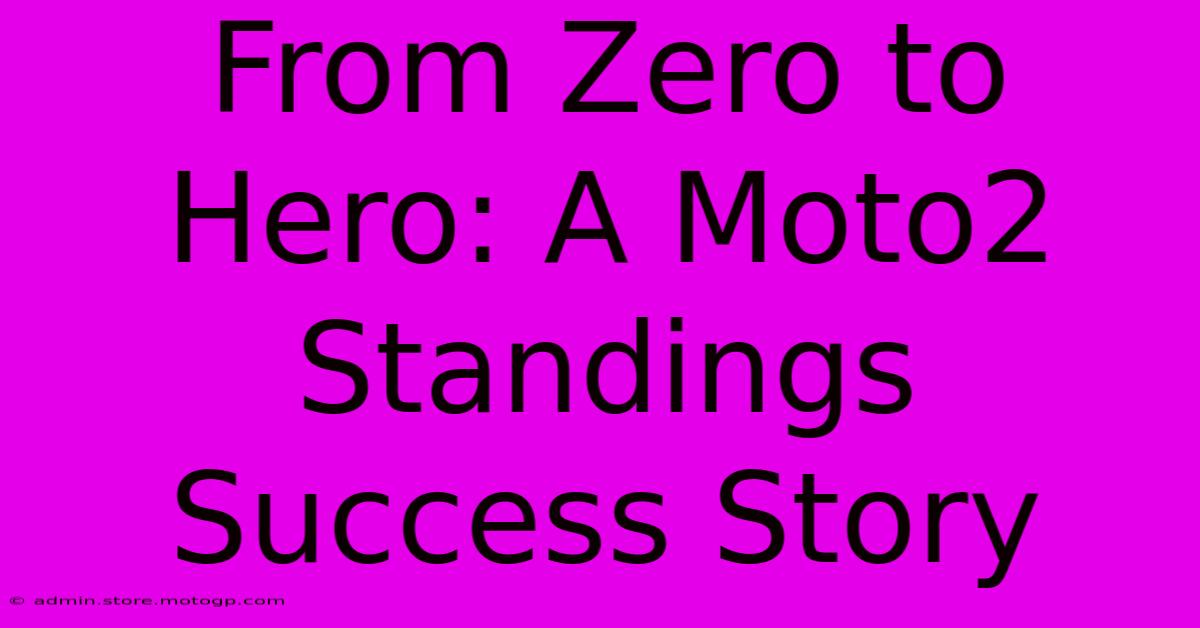 From Zero To Hero: A Moto2 Standings Success Story