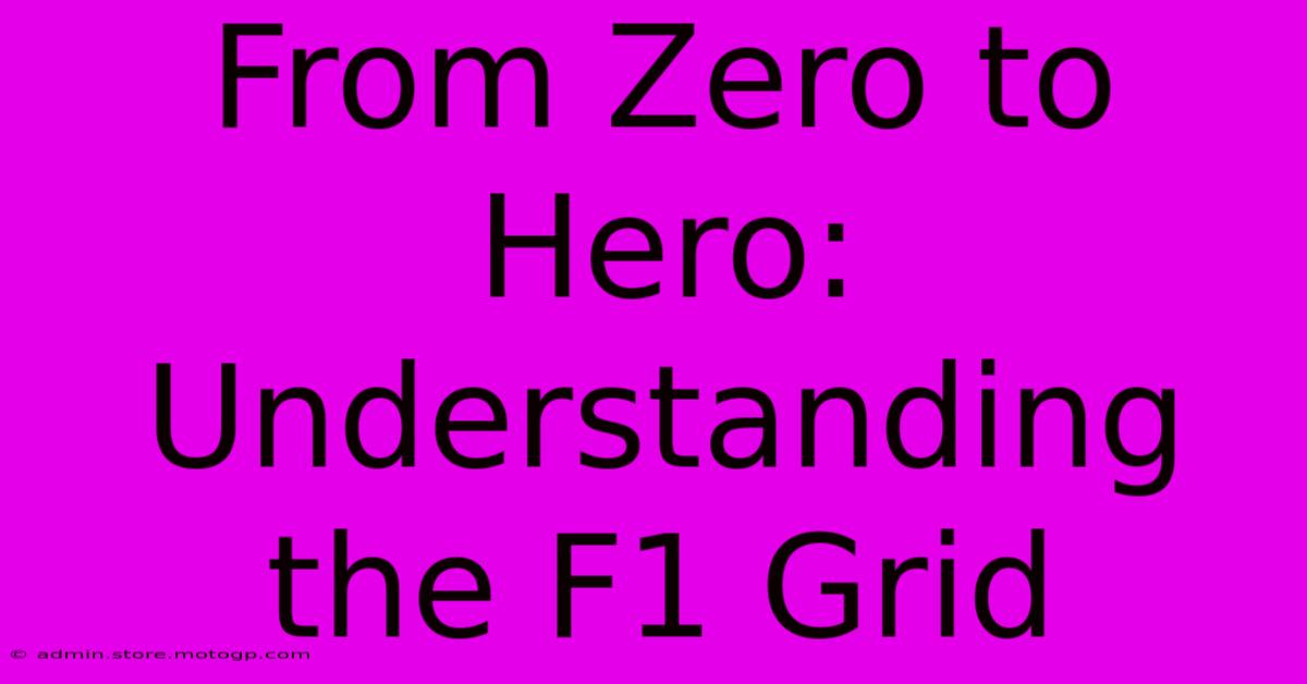 From Zero To Hero: Understanding The F1 Grid