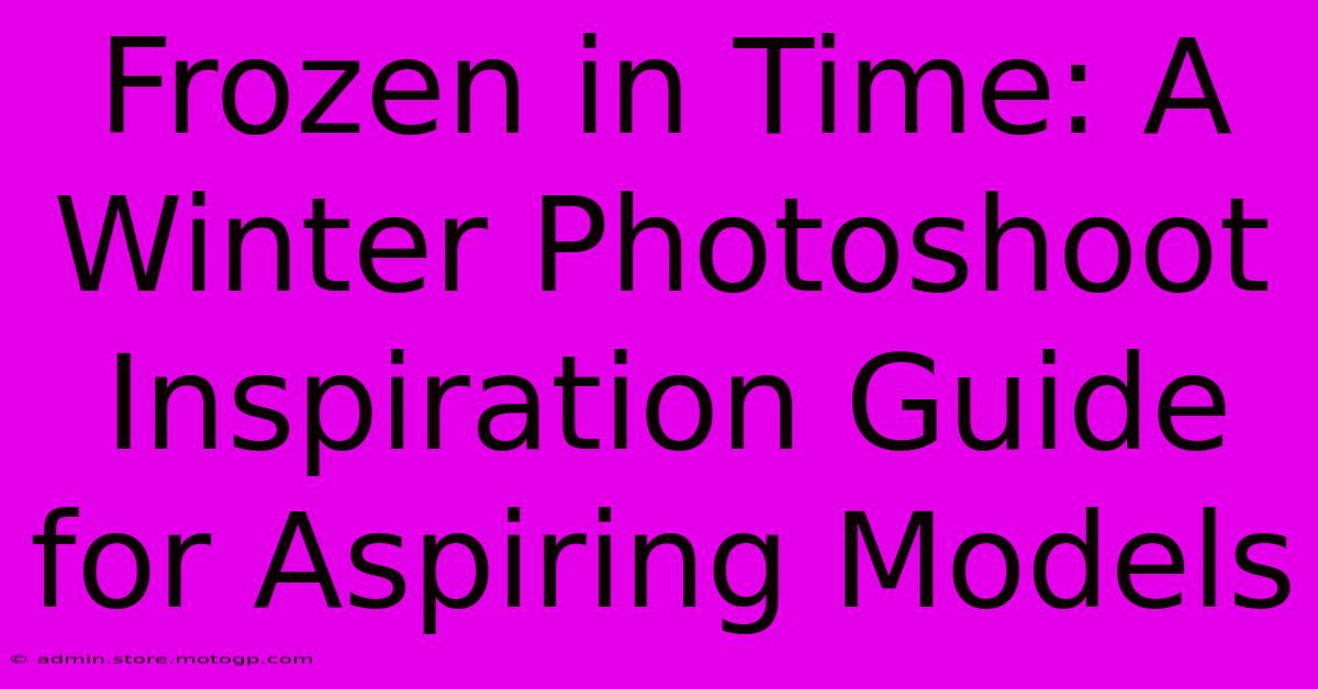 Frozen In Time: A Winter Photoshoot Inspiration Guide For Aspiring Models