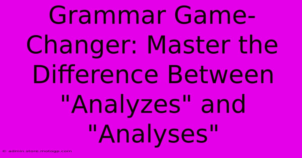 Grammar Game-Changer: Master The Difference Between 