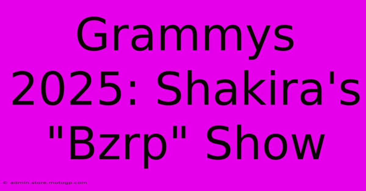 Grammys 2025: Shakira's 