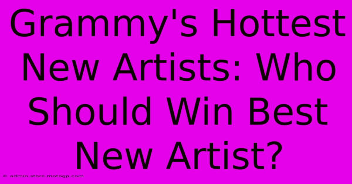 Grammy's Hottest New Artists: Who Should Win Best New Artist?