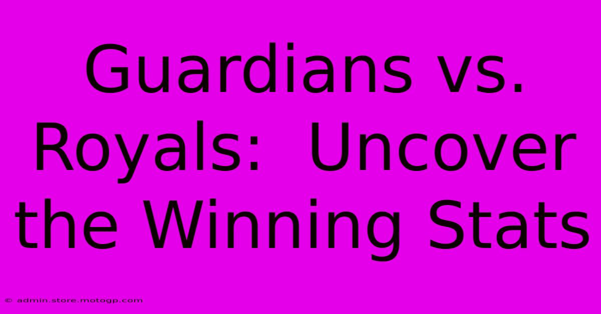 Guardians Vs. Royals:  Uncover The Winning Stats