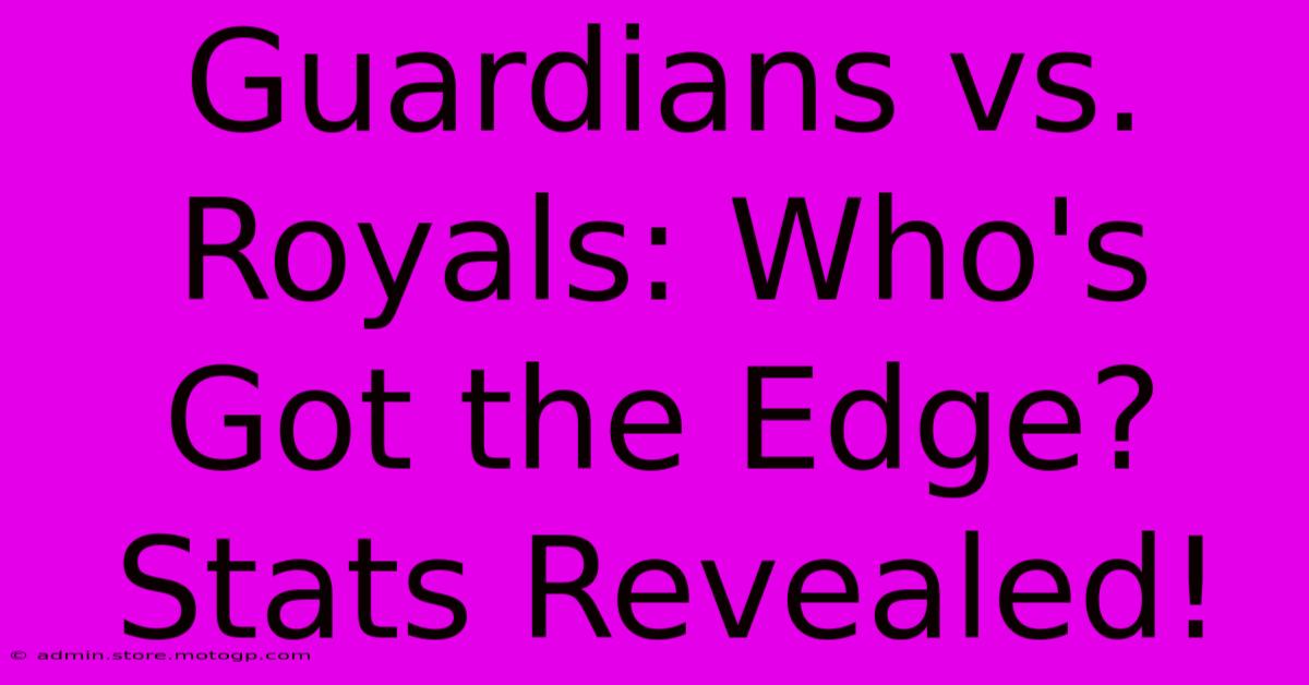 Guardians Vs. Royals: Who's Got The Edge? Stats Revealed!