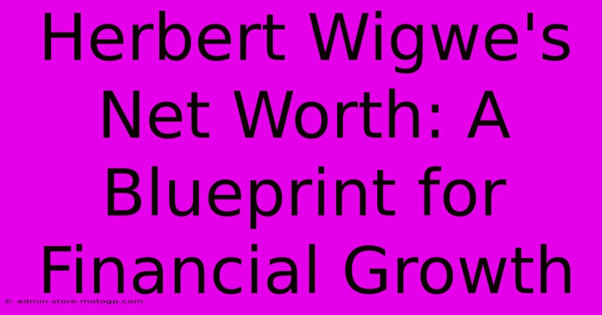 Herbert Wigwe's Net Worth: A Blueprint For Financial Growth