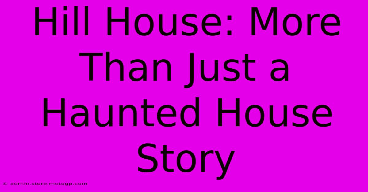 Hill House: More Than Just A Haunted House Story