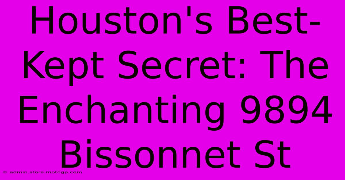 Houston's Best-Kept Secret: The Enchanting 9894 Bissonnet St