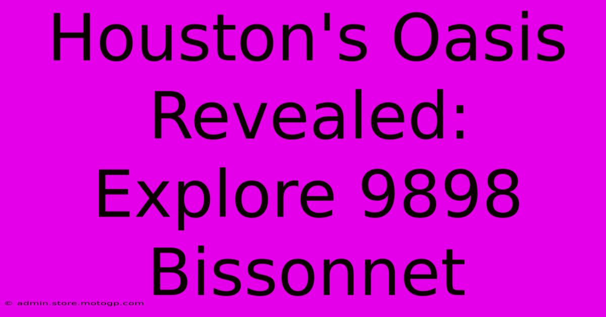 Houston's Oasis Revealed: Explore 9898 Bissonnet