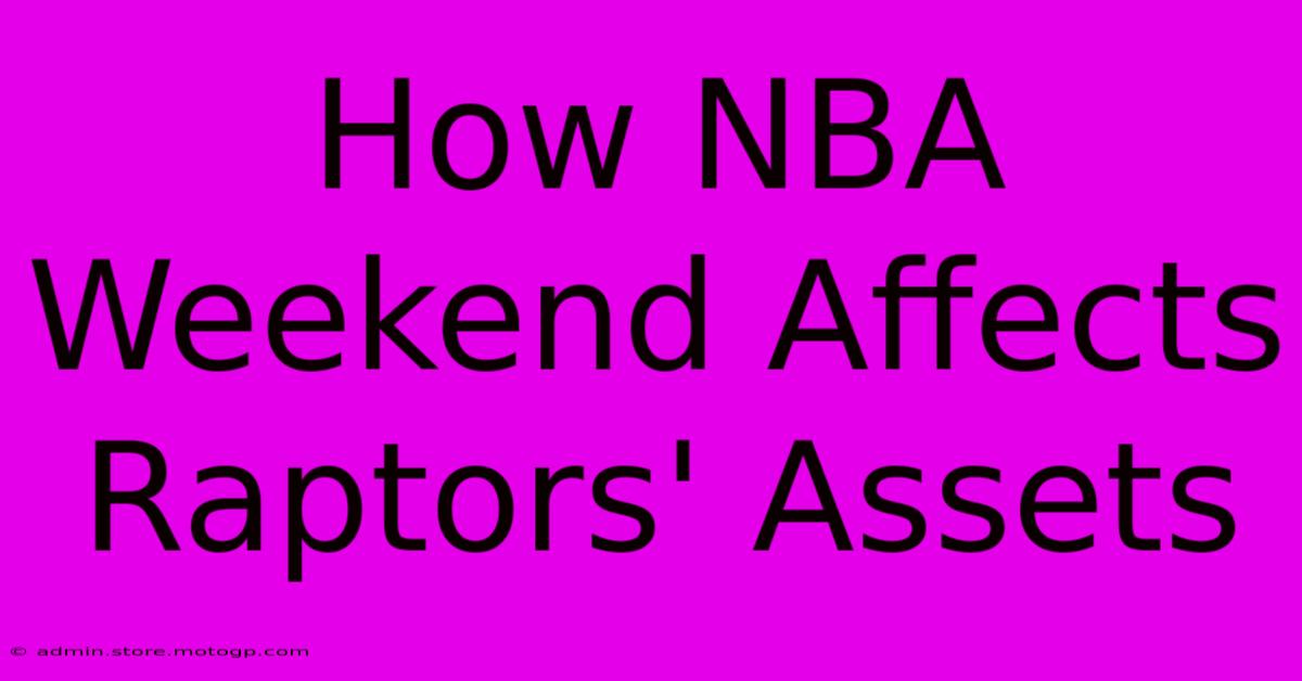 How NBA Weekend Affects Raptors' Assets