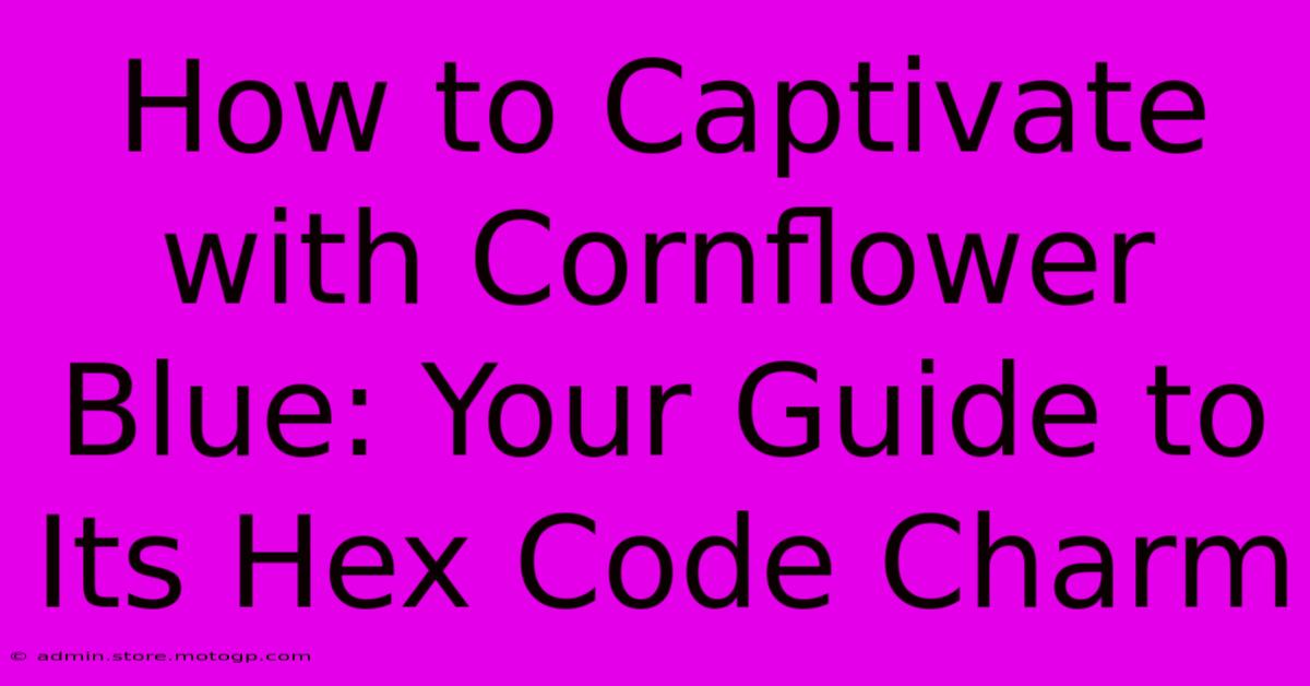 How To Captivate With Cornflower Blue: Your Guide To Its Hex Code Charm