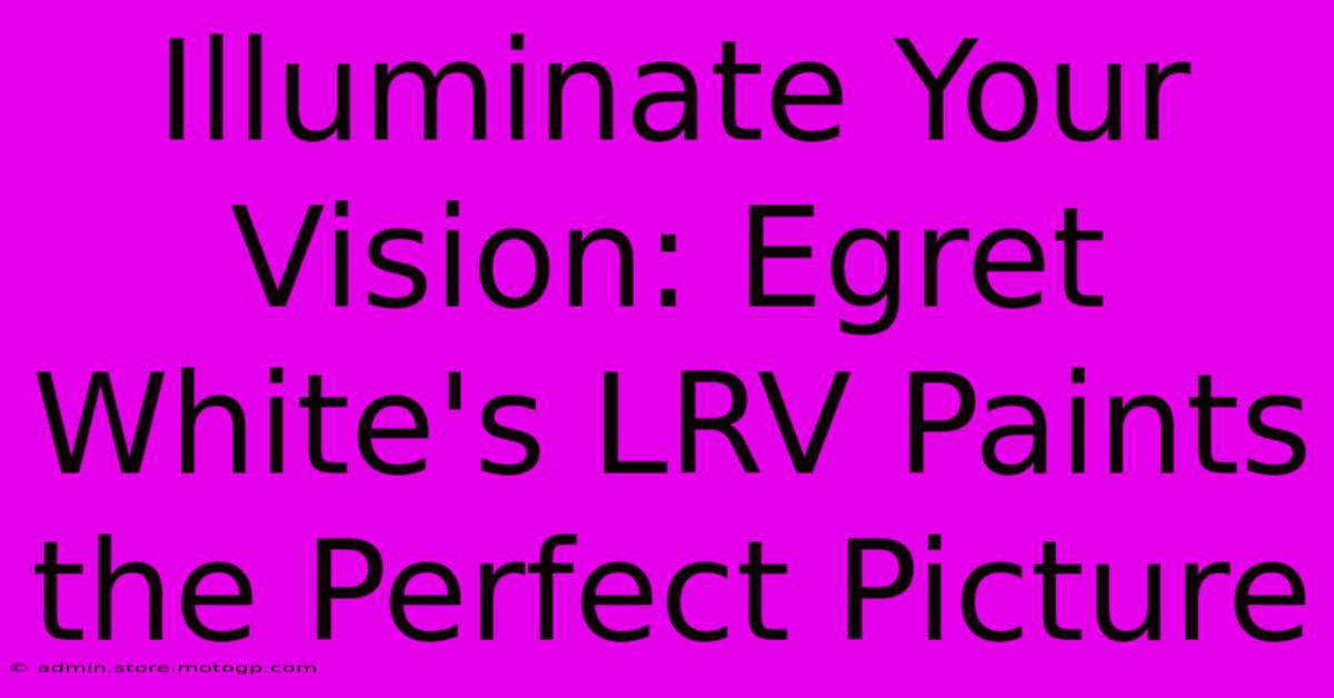 Illuminate Your Vision: Egret White's LRV Paints The Perfect Picture