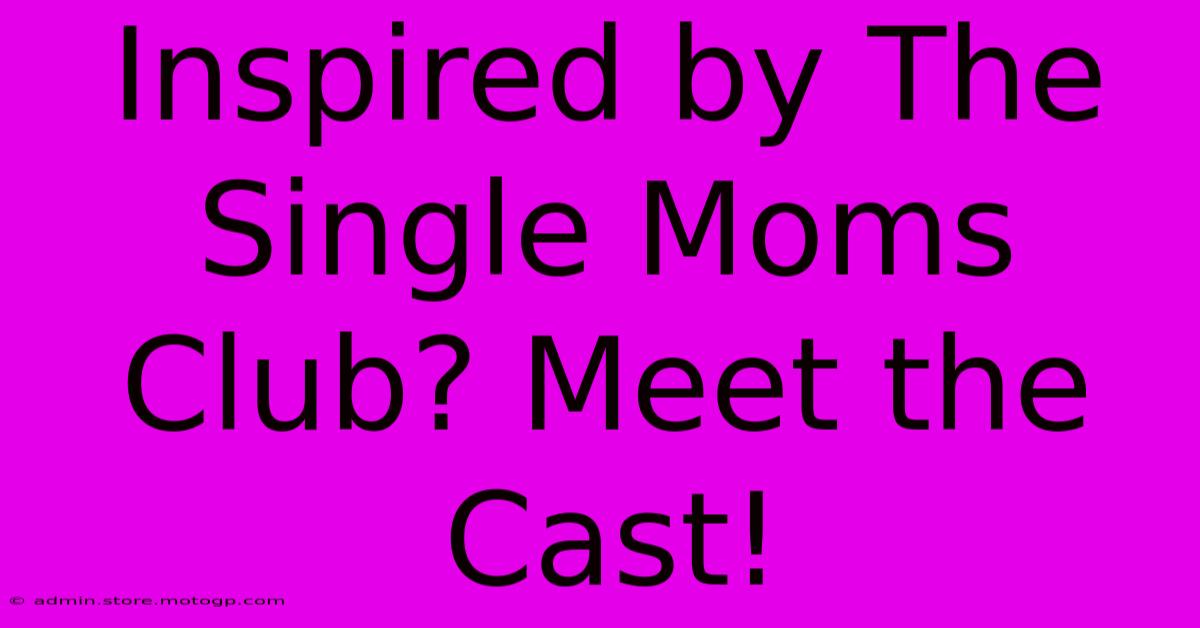 Inspired By The Single Moms Club? Meet The Cast!