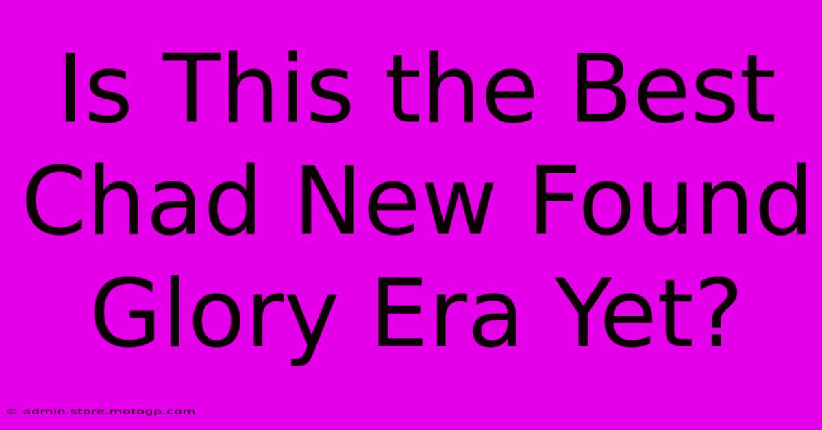 Is This The Best Chad New Found Glory Era Yet?