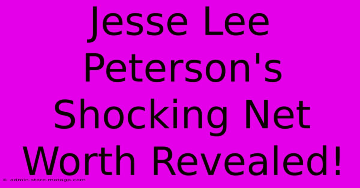 Jesse Lee Peterson's Shocking Net Worth Revealed!