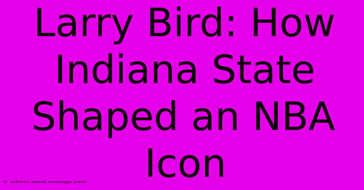 Larry Bird: How Indiana State Shaped An NBA Icon