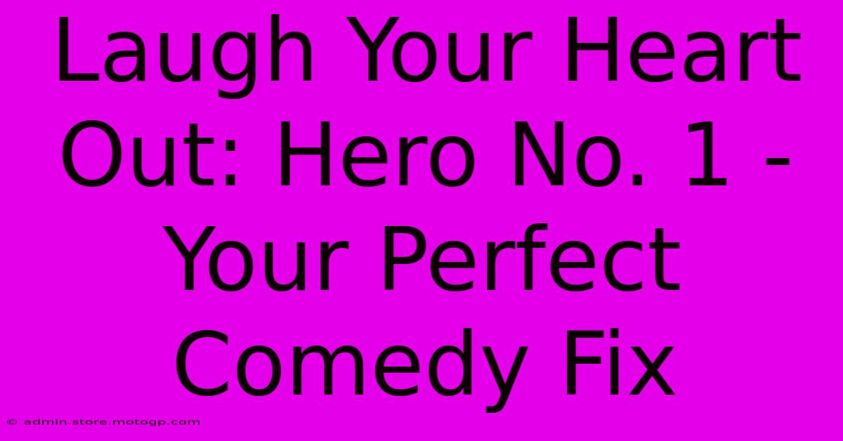 Laugh Your Heart Out: Hero No. 1 - Your Perfect Comedy Fix