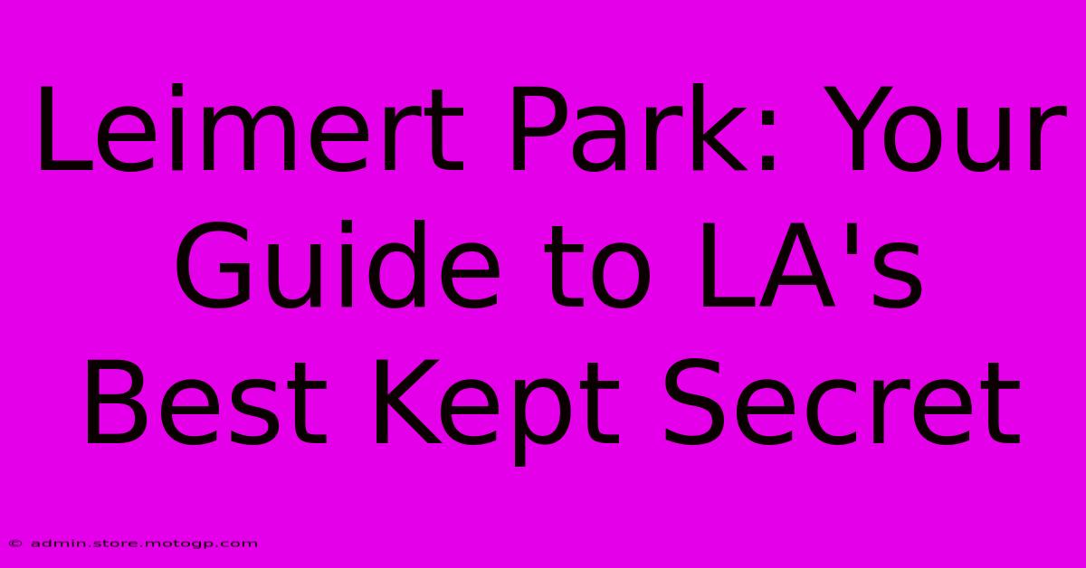 Leimert Park: Your Guide To LA's Best Kept Secret