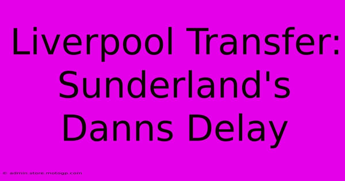 Liverpool Transfer: Sunderland's Danns Delay