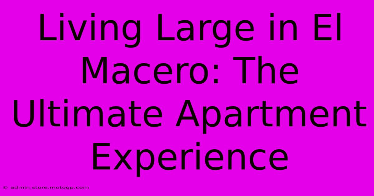 Living Large In El Macero: The Ultimate Apartment Experience