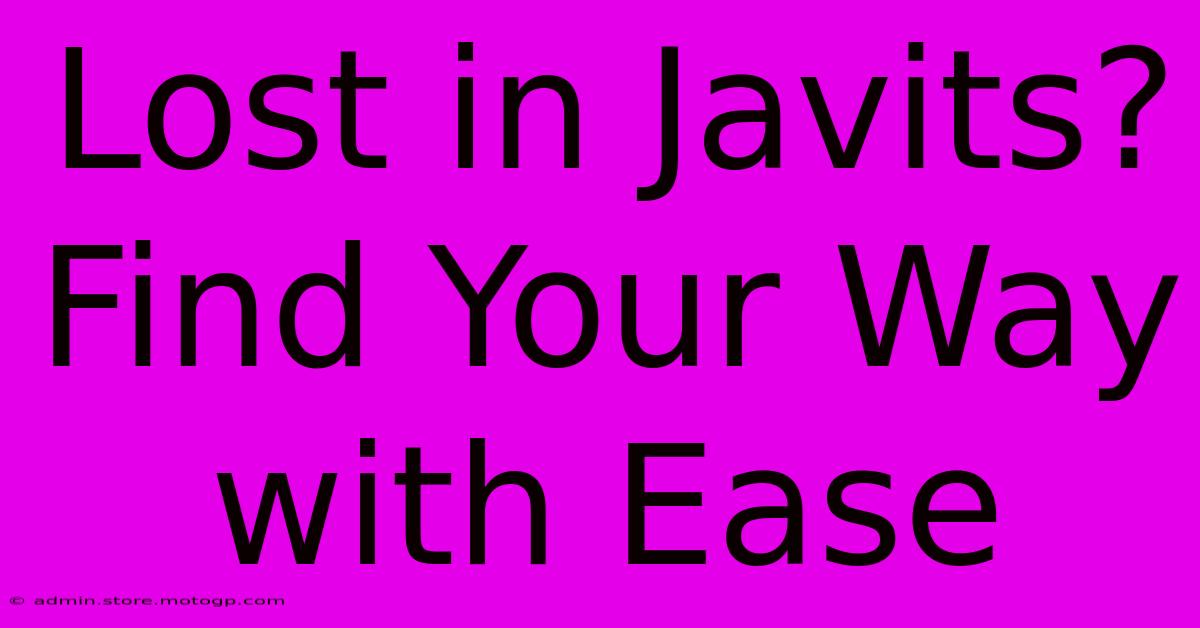 Lost In Javits? Find Your Way With Ease