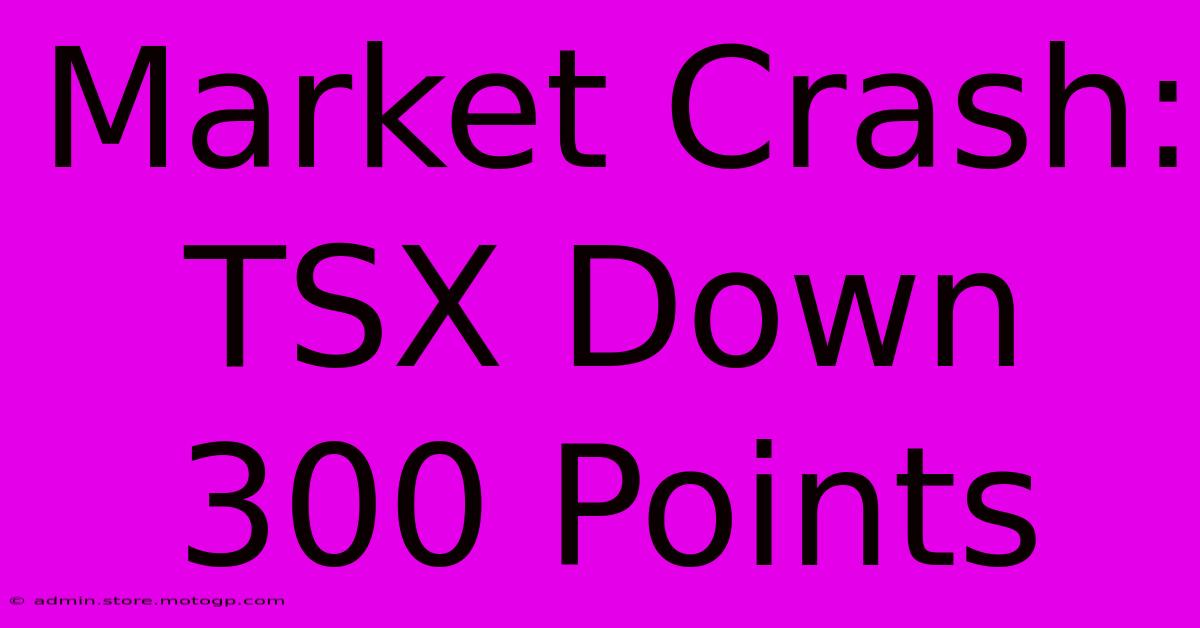 Market Crash: TSX Down 300 Points