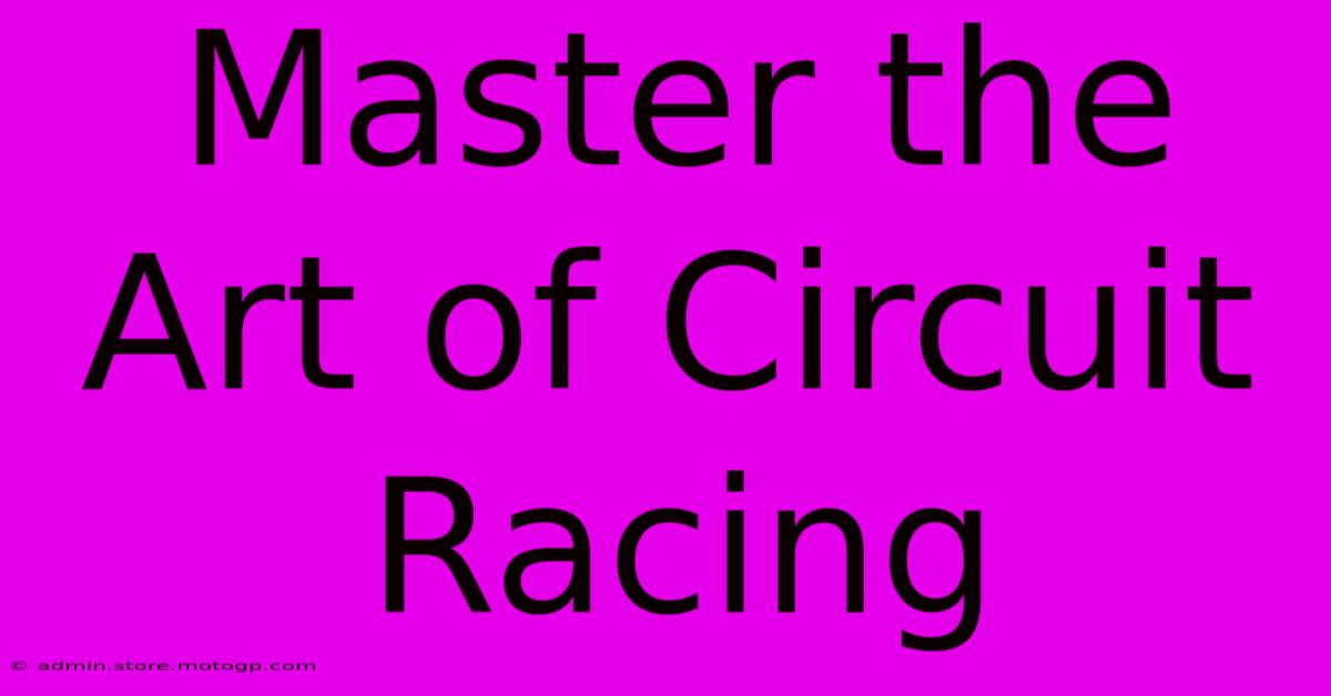 Master The Art Of Circuit Racing