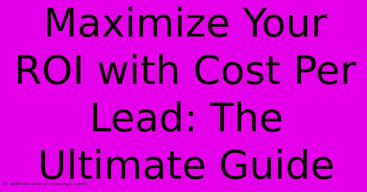 Maximize Your ROI With Cost Per Lead: The Ultimate Guide