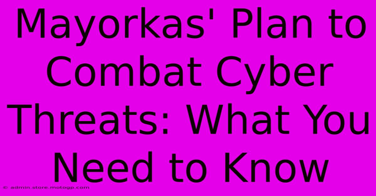 Mayorkas' Plan To Combat Cyber Threats: What You Need To Know