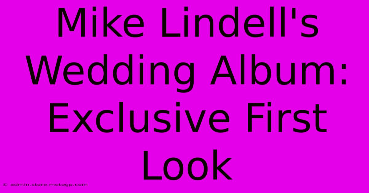 Mike Lindell's Wedding Album: Exclusive First Look