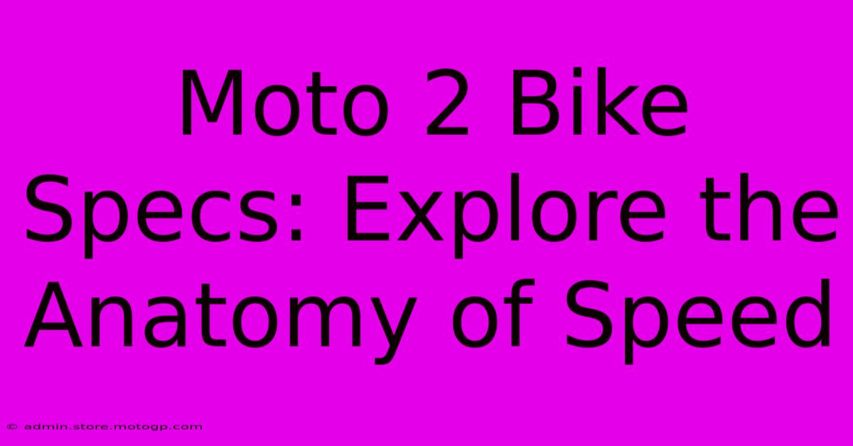 Moto 2 Bike Specs: Explore The Anatomy Of Speed