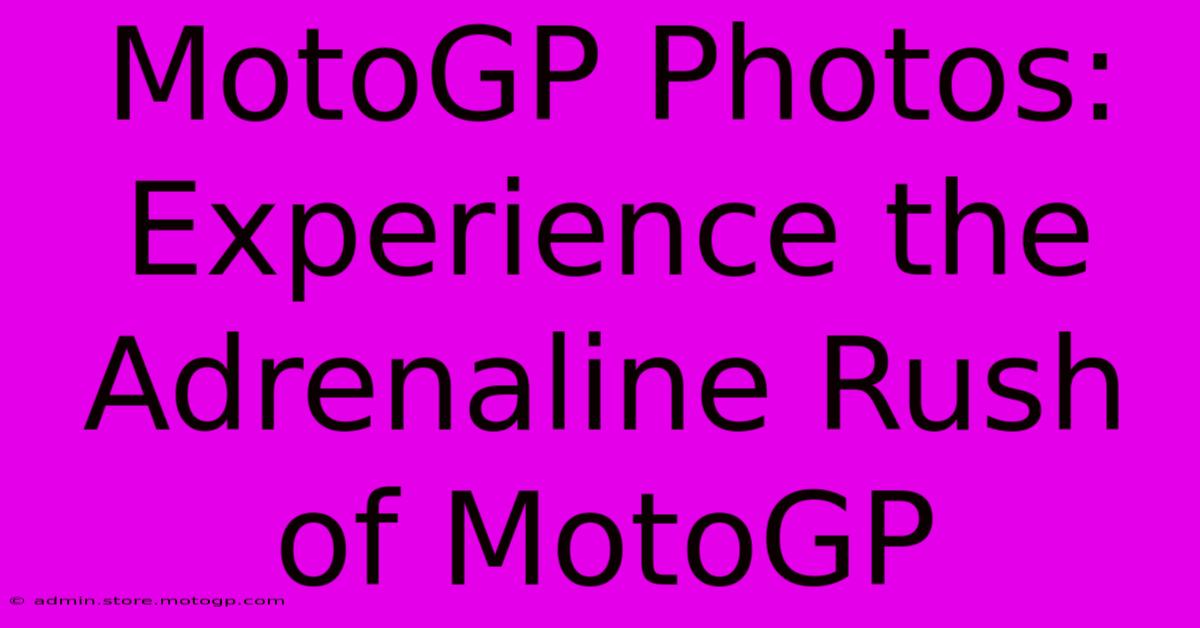 MotoGP Photos: Experience The Adrenaline Rush Of MotoGP