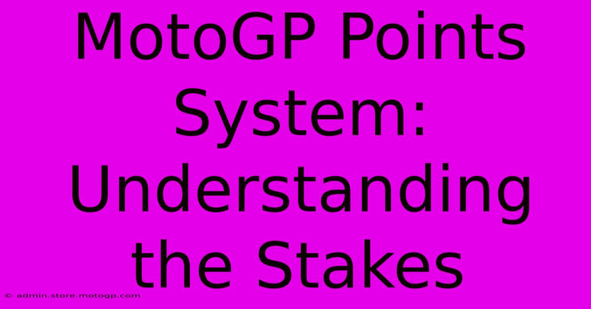 MotoGP Points System: Understanding The Stakes