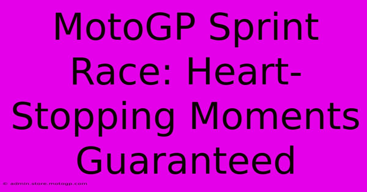 MotoGP Sprint Race: Heart-Stopping Moments Guaranteed