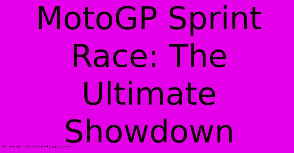 MotoGP Sprint Race: The Ultimate Showdown