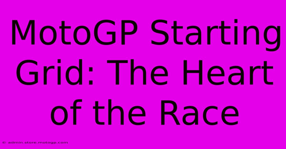 MotoGP Starting Grid: The Heart Of The Race