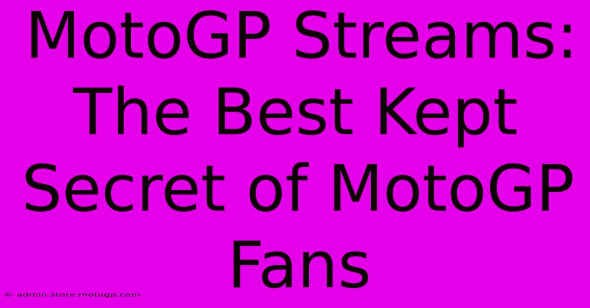 MotoGP Streams: The Best Kept Secret Of MotoGP Fans