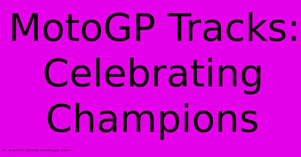 MotoGP Tracks: Celebrating Champions