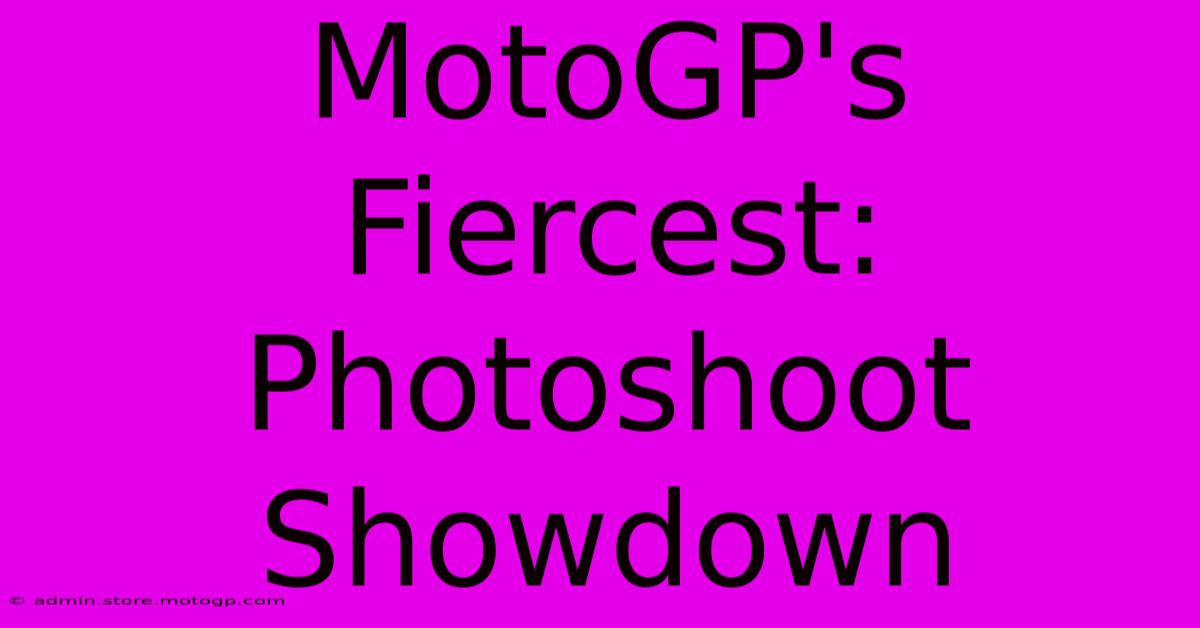 MotoGP's Fiercest: Photoshoot Showdown