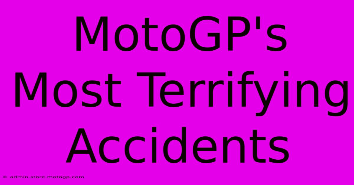 MotoGP's Most Terrifying Accidents