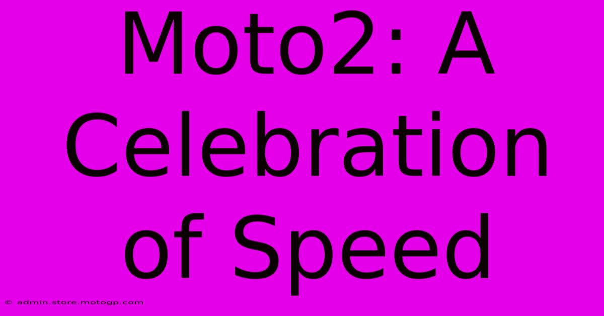 Moto2: A Celebration Of Speed