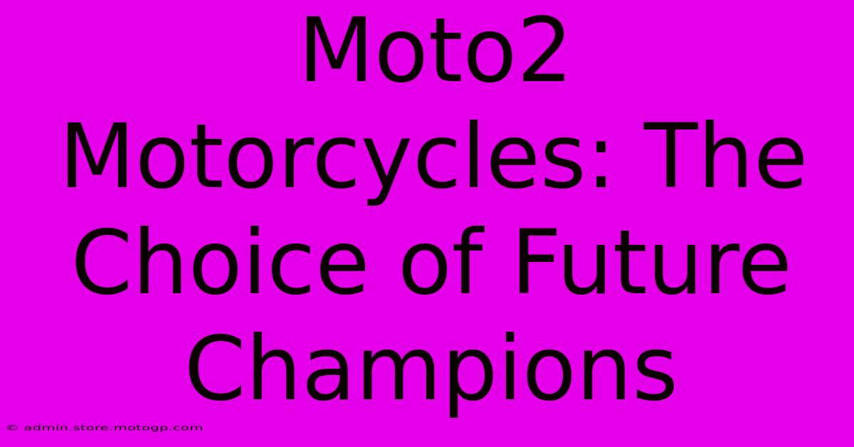 Moto2 Motorcycles: The Choice Of Future Champions