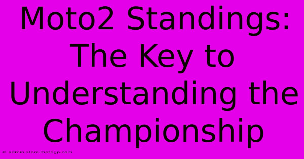 Moto2 Standings: The Key To Understanding The Championship