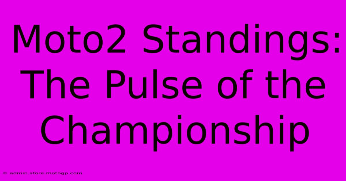 Moto2 Standings:  The Pulse Of The Championship