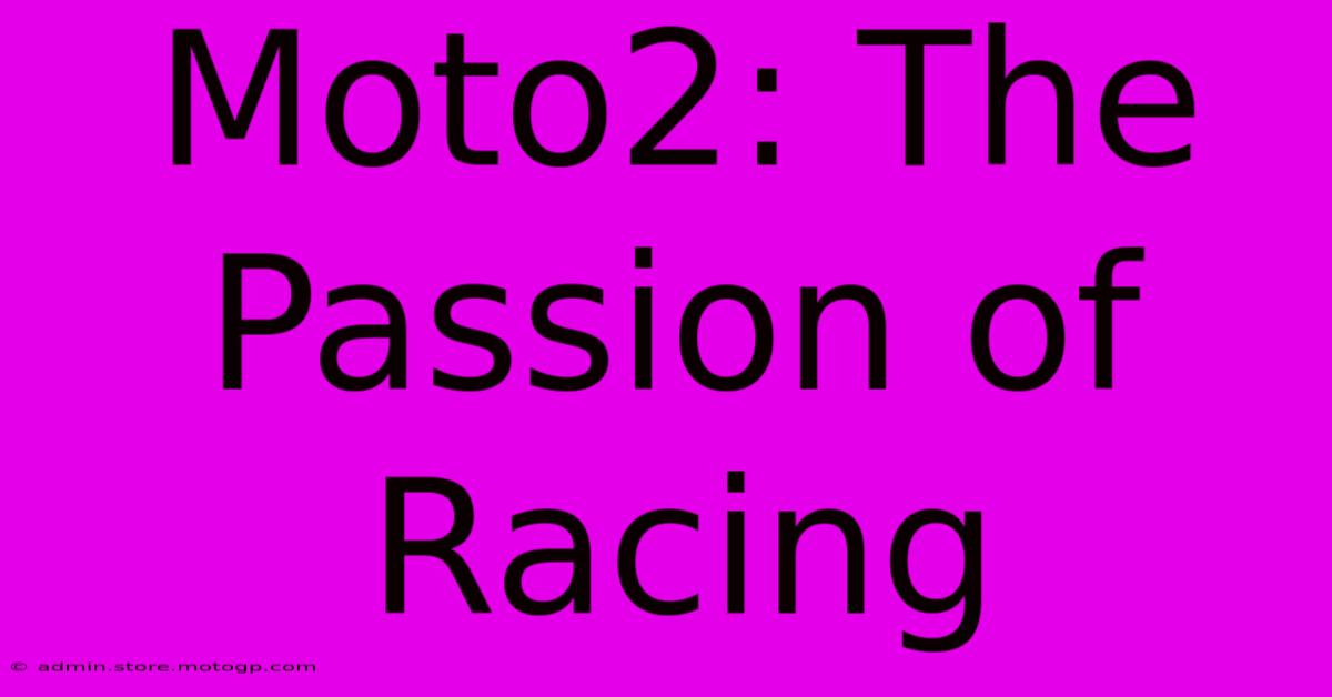 Moto2: The Passion Of Racing