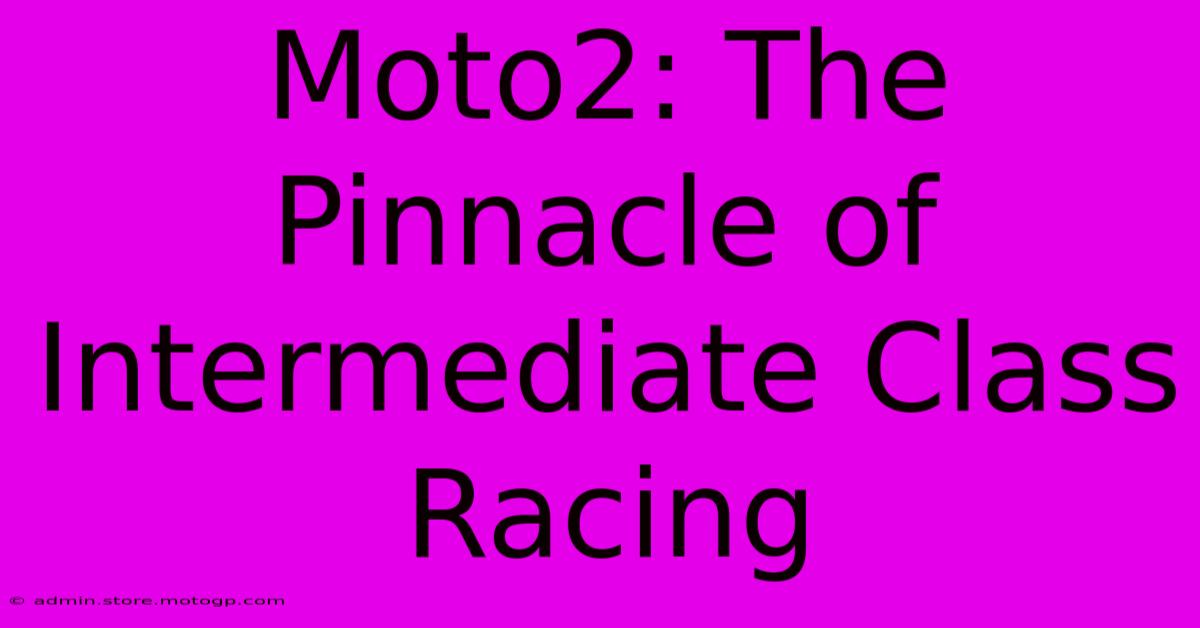 Moto2: The Pinnacle Of Intermediate Class Racing