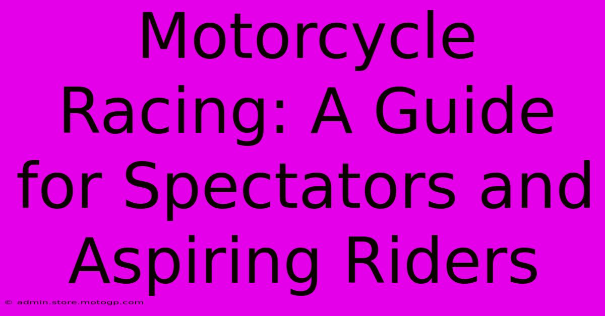 Motorcycle Racing: A Guide For Spectators And Aspiring Riders