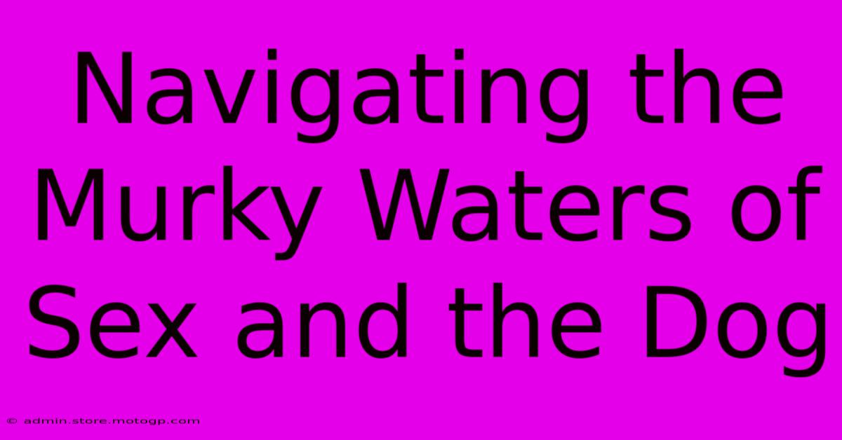 Navigating The Murky Waters Of Sex And The Dog