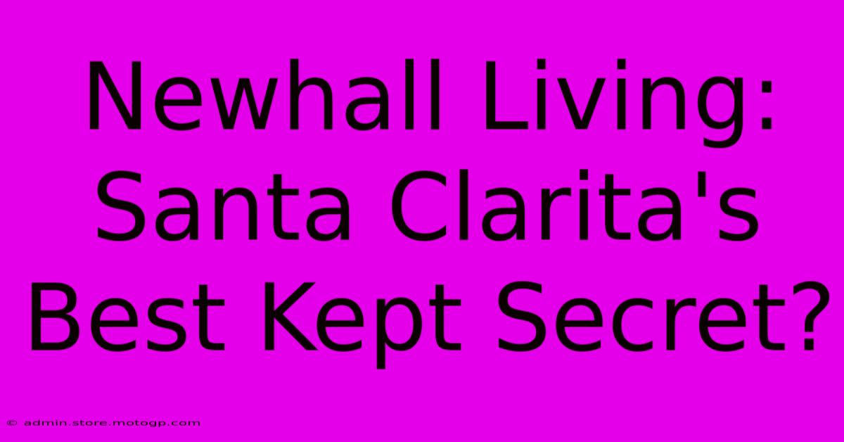 Newhall Living: Santa Clarita's Best Kept Secret?