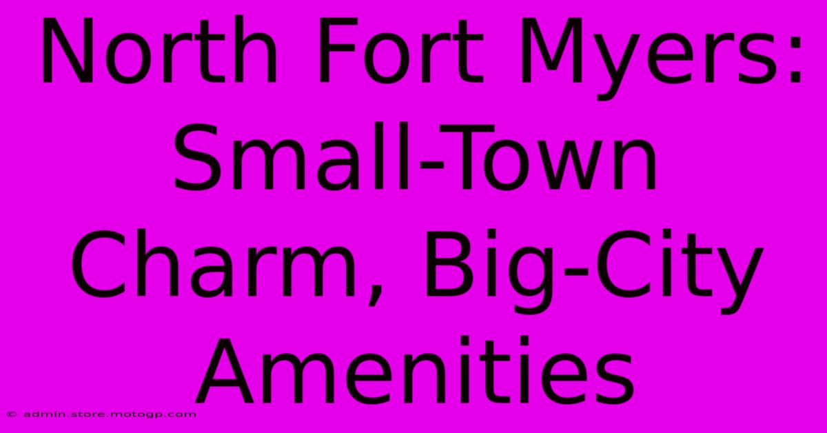 North Fort Myers: Small-Town Charm, Big-City Amenities