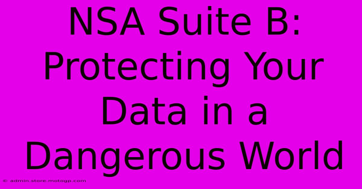 NSA Suite B: Protecting Your Data In A Dangerous World